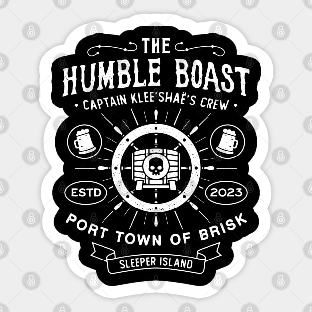 The Humble Boast Pirates Sticker by Lagelantee